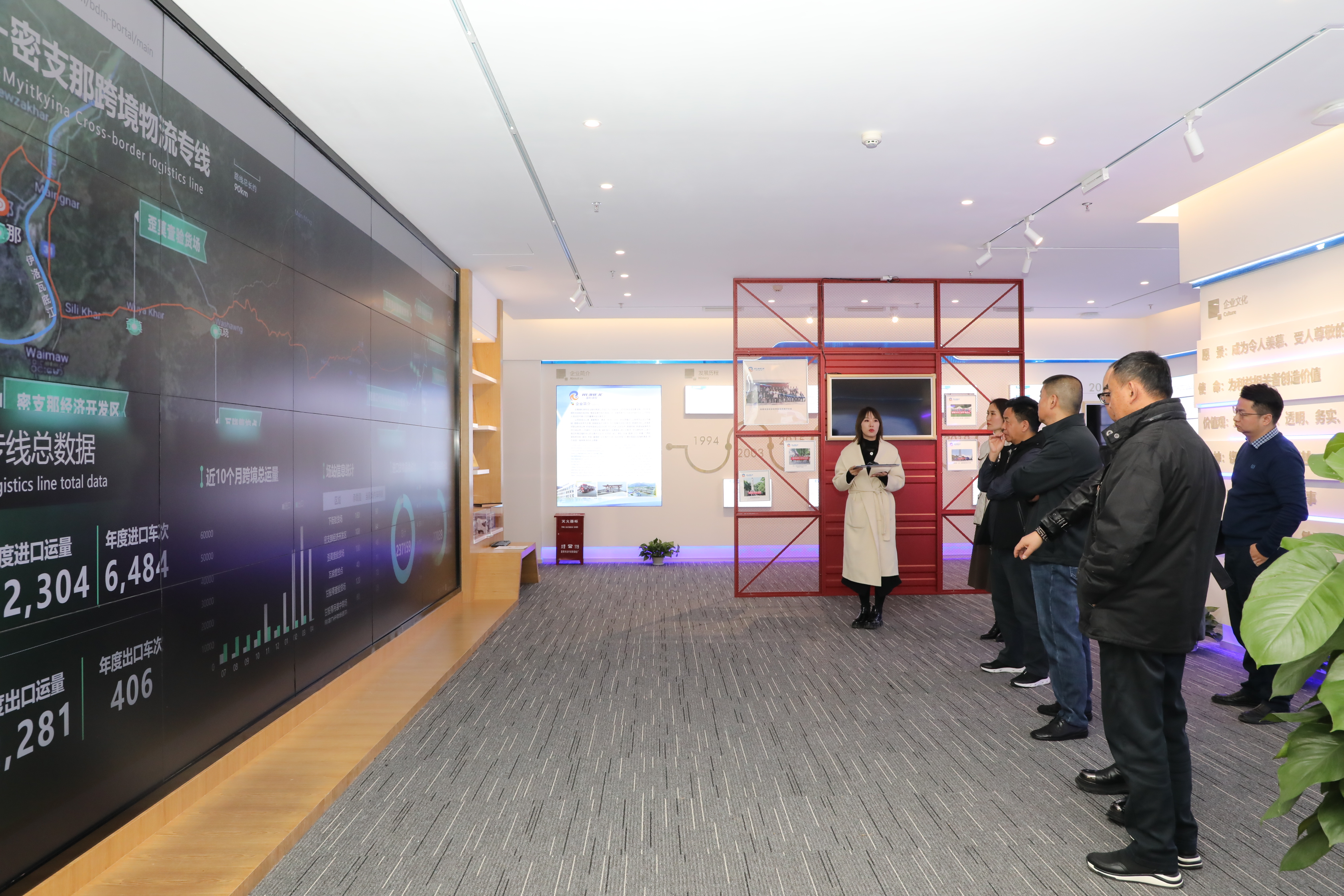 云南交投物流蒞臨瑞和錦程參觀交流